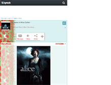 Tablet Screenshot of alice-b-cullenx3.skyrock.com