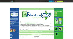 Desktop Screenshot of downloads-sims3.skyrock.com