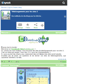 Tablet Screenshot of downloads-sims3.skyrock.com