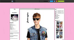 Desktop Screenshot of justin-mylove.skyrock.com