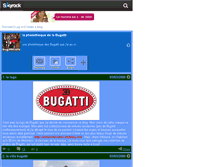 Tablet Screenshot of bugatticollec.skyrock.com