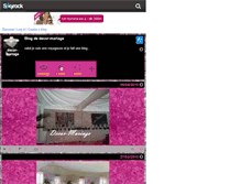 Tablet Screenshot of decor-mariage.skyrock.com