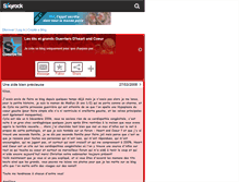 Tablet Screenshot of coeurdetitguerrier.skyrock.com