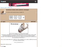 Tablet Screenshot of chevauxcremes.skyrock.com