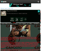 Tablet Screenshot of footunisia.skyrock.com