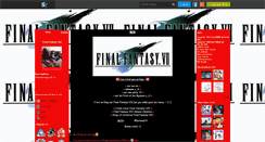Desktop Screenshot of final--fantasy--7.skyrock.com