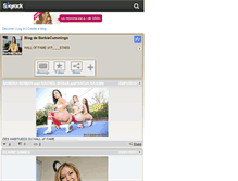 Tablet Screenshot of barbiecummings.skyrock.com