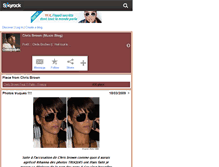 Tablet Screenshot of chriisxbro0wn.skyrock.com