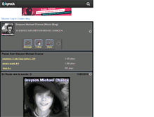 Tablet Screenshot of greysonmichaelchance.skyrock.com