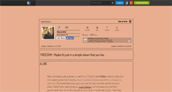 Desktop Screenshot of maybefreedom.skyrock.com