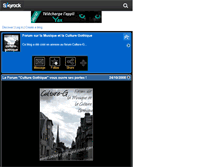 Tablet Screenshot of culture-gothique.skyrock.com