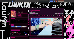 Desktop Screenshot of lauaubleu.skyrock.com