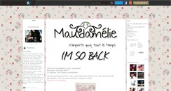 Desktop Screenshot of maudamelie.skyrock.com