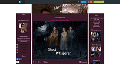 Desktop Screenshot of ghost--whisperer-x.skyrock.com