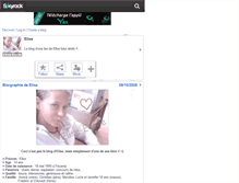 Tablet Screenshot of elise-etoile.skyrock.com