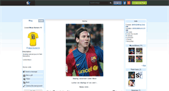 Desktop Screenshot of messi-numero10.skyrock.com