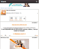 Tablet Screenshot of bornforparamore.skyrock.com