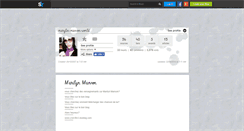 Desktop Screenshot of marylin-manson-world.skyrock.com
