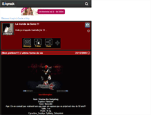 Tablet Screenshot of evilblack.skyrock.com