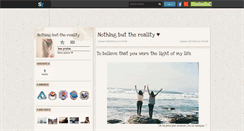 Desktop Screenshot of nothing-but-the-reality.skyrock.com