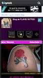 Mobile Screenshot of flavie-tattoo.skyrock.com