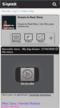 Mobile Screenshot of dream-is-real-story.skyrock.com