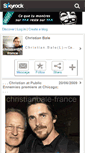 Mobile Screenshot of christianbale-france.skyrock.com