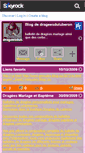 Mobile Screenshot of drageesduluberon.skyrock.com