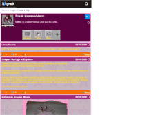 Tablet Screenshot of drageesduluberon.skyrock.com