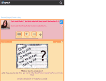 Tablet Screenshot of amandine17800.skyrock.com