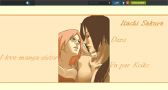 Desktop Screenshot of i-love-manga-sister.skyrock.com