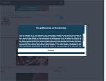 Tablet Screenshot of mathieu-et-melissa.skyrock.com