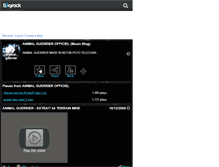 Tablet Screenshot of animal-guerrier.skyrock.com