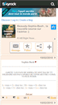 Mobile Screenshot of beauuty-sophia-bush.skyrock.com