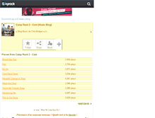 Tablet Screenshot of camp-rock-2-music.skyrock.com