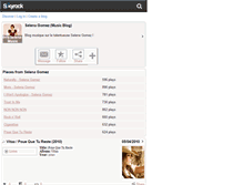 Tablet Screenshot of 0nlyselena-music.skyrock.com