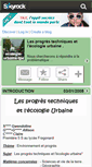 Mobile Screenshot of ecologie-urbaine-tpe.skyrock.com