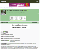 Tablet Screenshot of ecologie-urbaine-tpe.skyrock.com