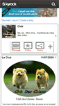 Mobile Screenshot of club-des-chiens.skyrock.com