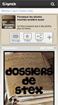 Mobile Screenshot of dossiers-de-stex.skyrock.com
