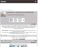 Tablet Screenshot of annasophia-heart.skyrock.com