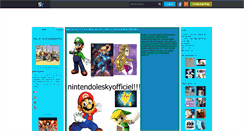 Desktop Screenshot of nintendoleskyofficiel.skyrock.com