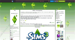 Desktop Screenshot of aide-sims3.skyrock.com
