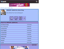 Tablet Screenshot of gregory-lemarchal-music.skyrock.com