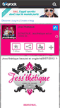 Mobile Screenshot of jessthetique.skyrock.com