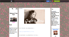 Desktop Screenshot of just-xyou.skyrock.com