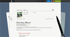 Desktop Screenshot of chiots-berger-allemand.skyrock.com