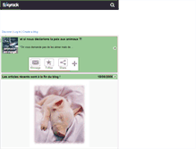 Tablet Screenshot of animaux-en-dange.skyrock.com