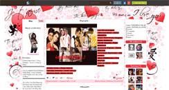 Desktop Screenshot of loveislovestory.skyrock.com