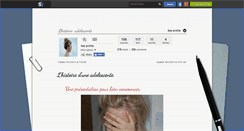 Desktop Screenshot of lhistoire-adolescente.skyrock.com